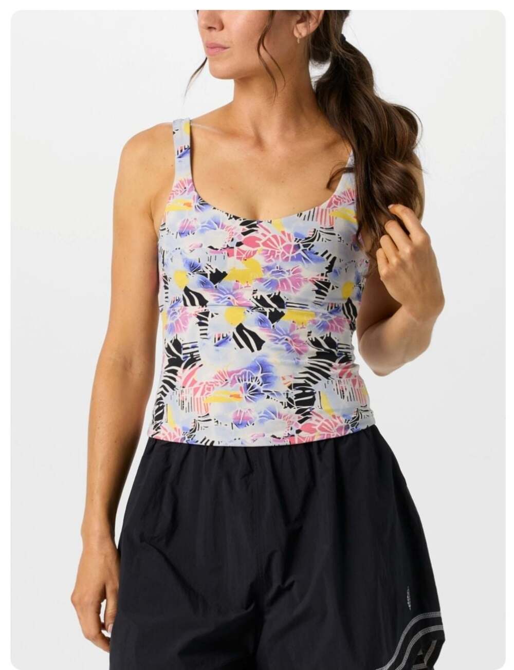 FP Movement Never Better Long Tank Top Mystic Floral Combo XS NWT